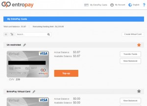 Entropay - Top-up